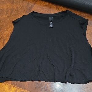 SKIMS Black Crop Top